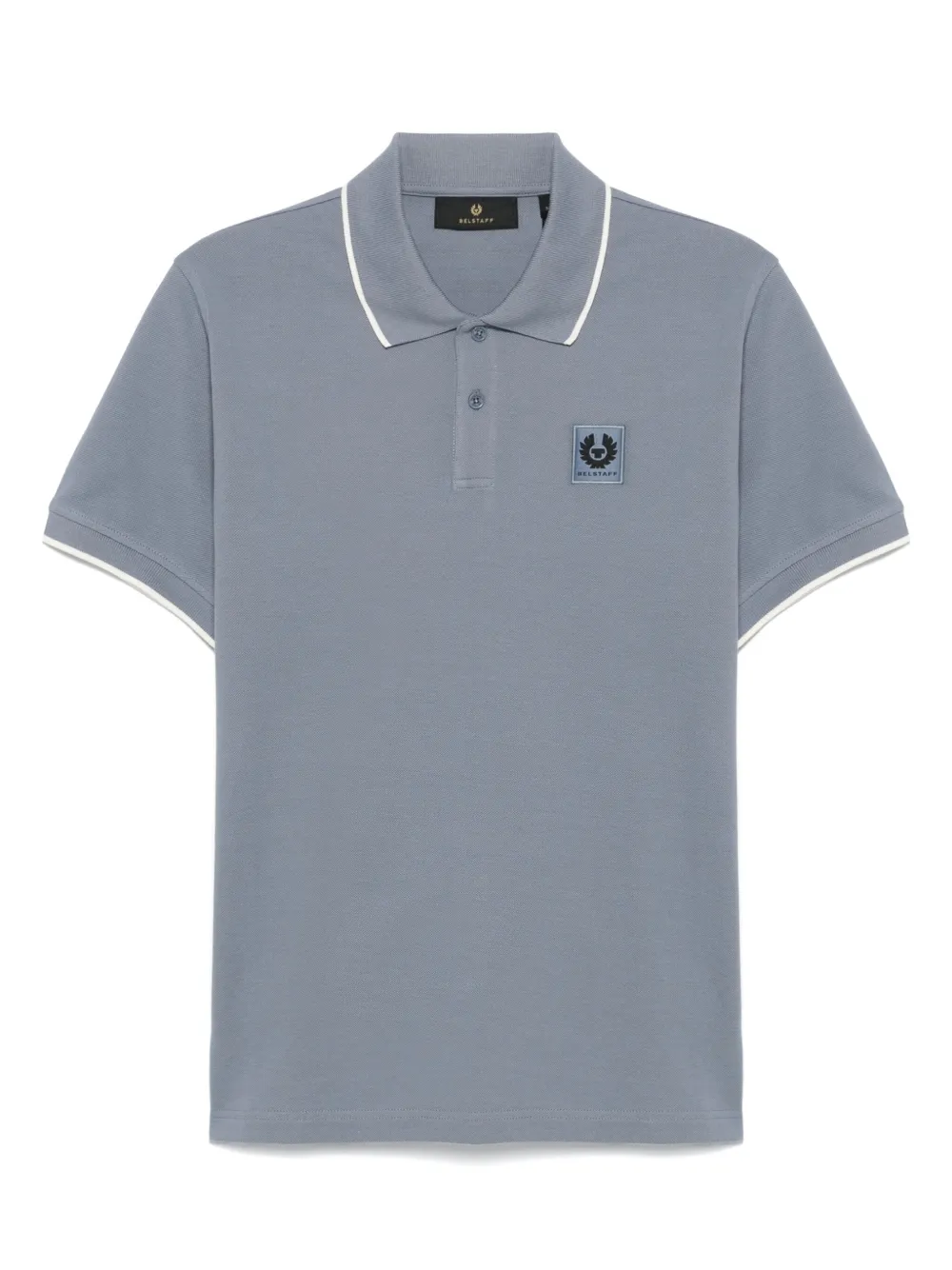 tipped polo shirt