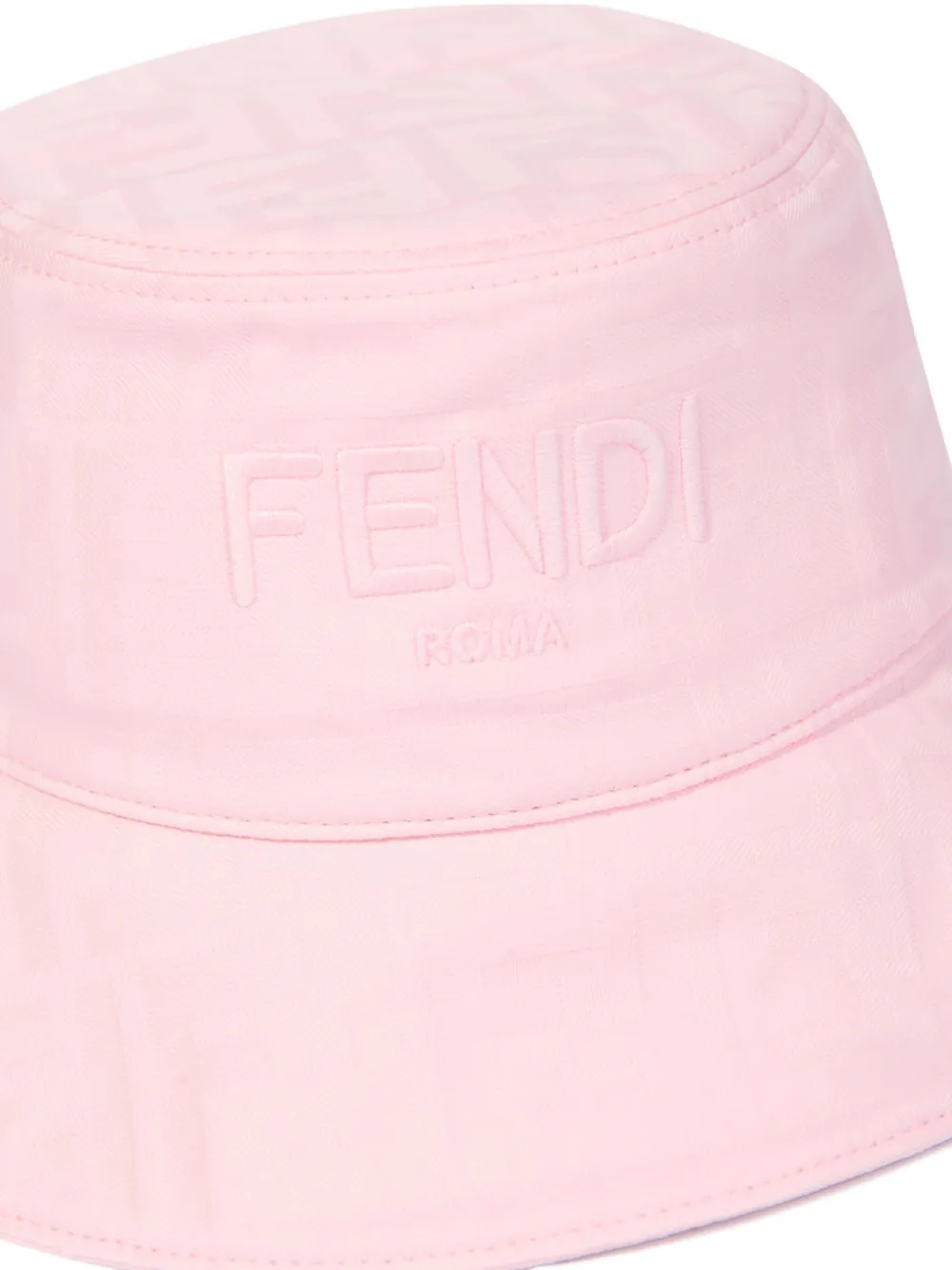 Fendi Kids Katoenen vissershoed Roze