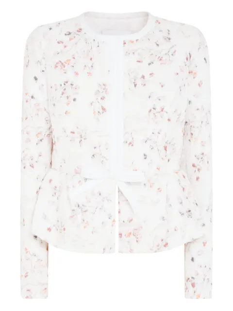 Giambattista Valli chamarra con estampado floral