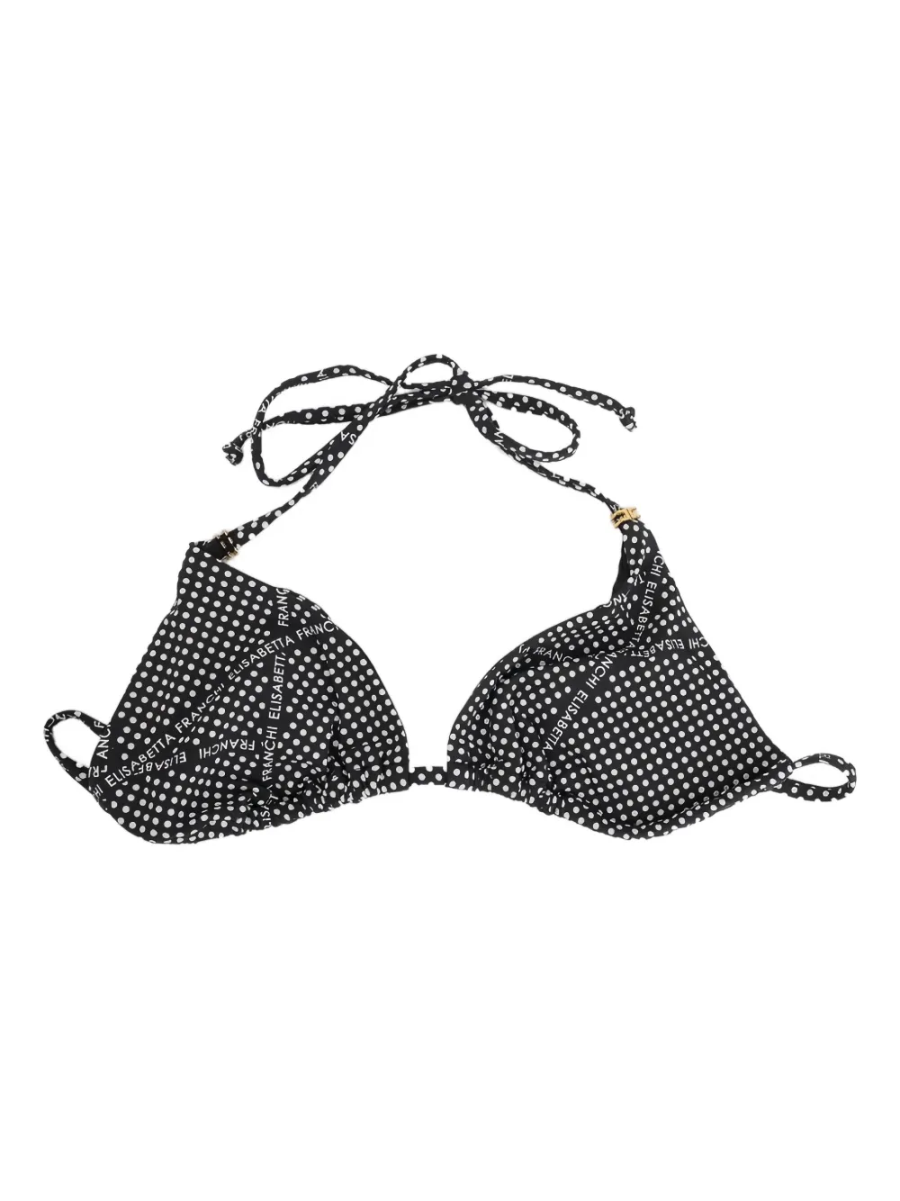 Elisabetta Franchi Polka-dot Bikini In Gray