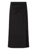 Weekend Max Mara ruched-detail midi skirt - Black