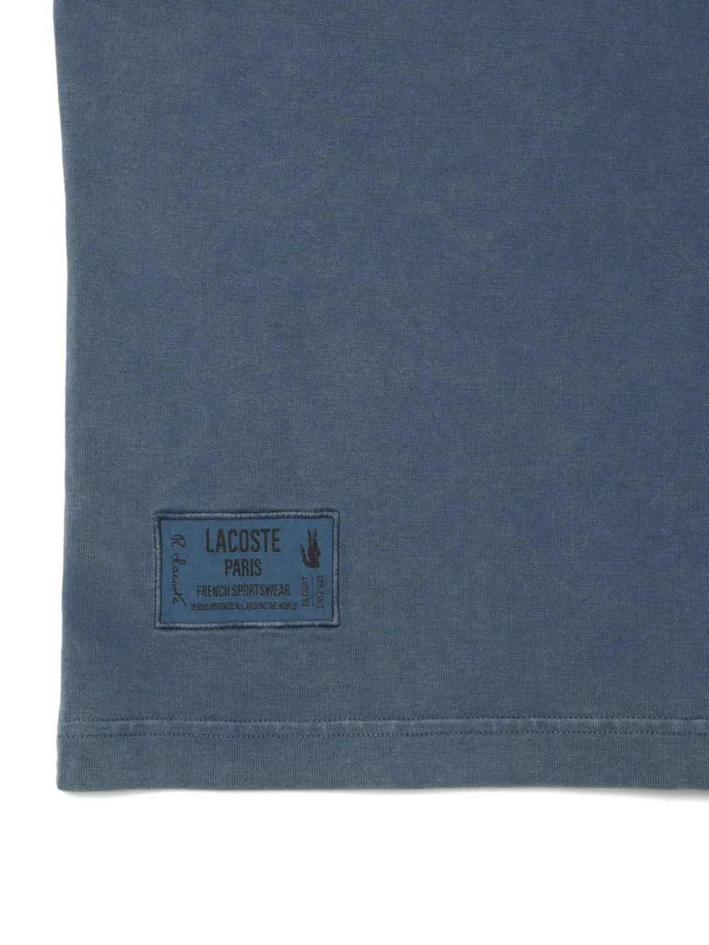 Lacoste T-shirt met ronde hals Blauw