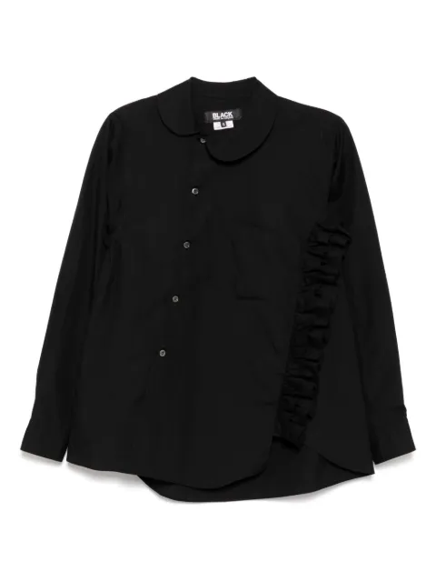 Black Comme Des Garçons ruffle shirt