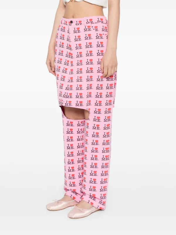 Ashley Williams I Heart Me Marley Trousers | Pink | FARFETCH