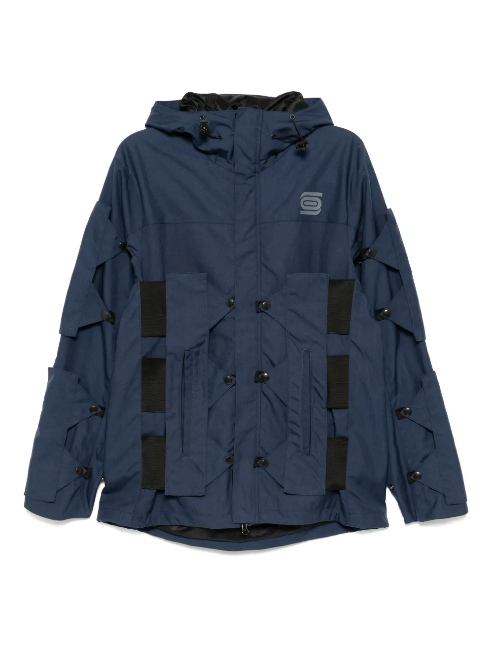 Olly Shinder Crocodile shell jacket | Blue | Image 1