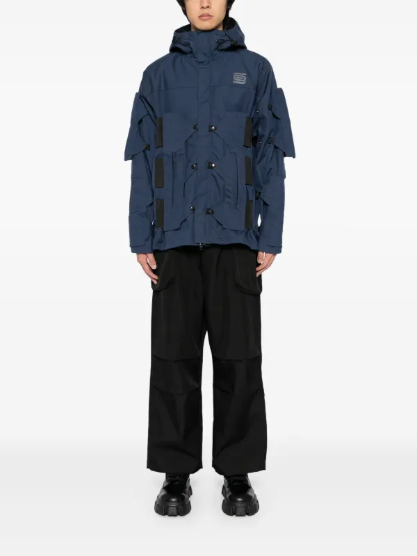 Olly Shinder クロコダイル ジャケット | ブルー | FARFETCH JP