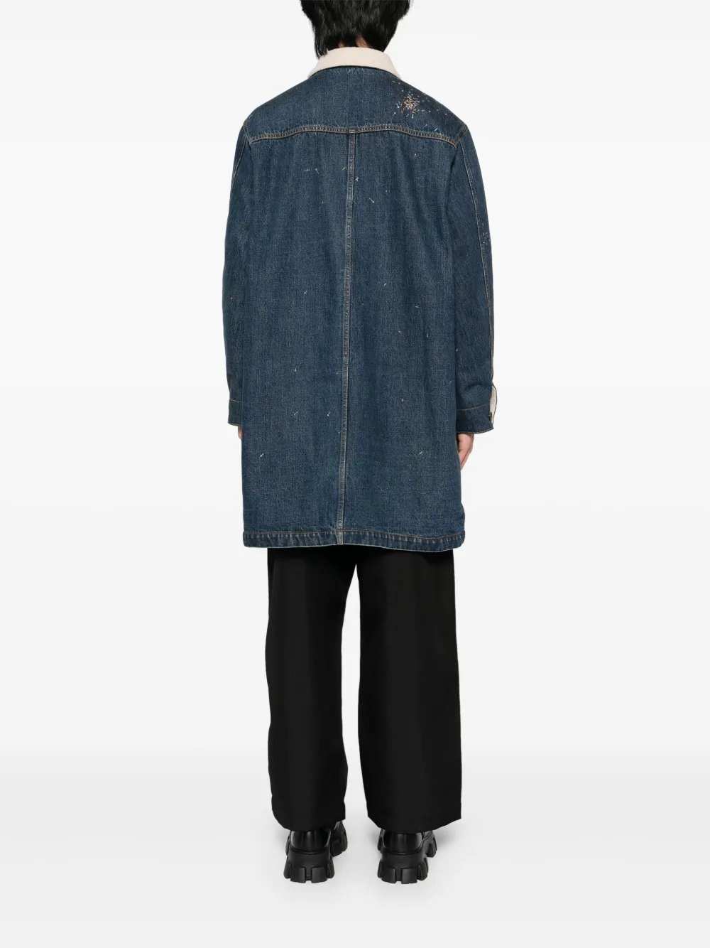 Undercover Jas met enkele rij knopen Blauw