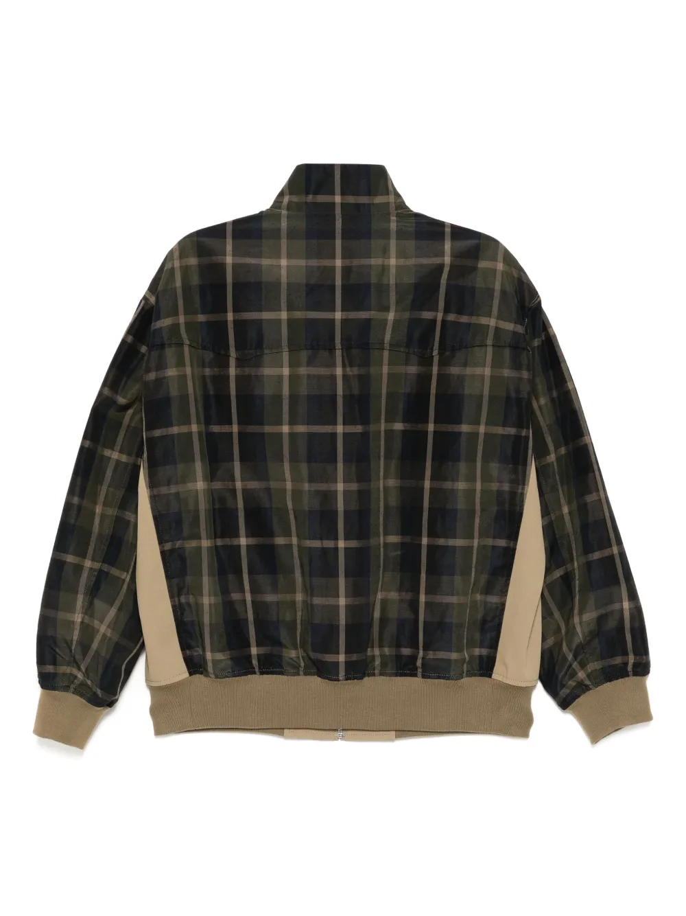 Comme des Garçons Homme Jaqueta xadrez com zíper | Jaqueta bomber | Image 2