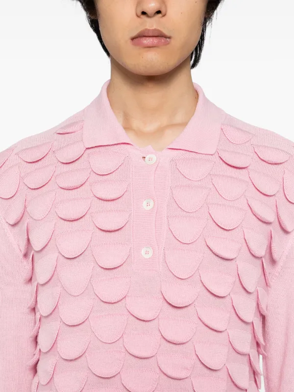 Namacheko Bird Feather Polo Shirt | Pink | FARFETCH