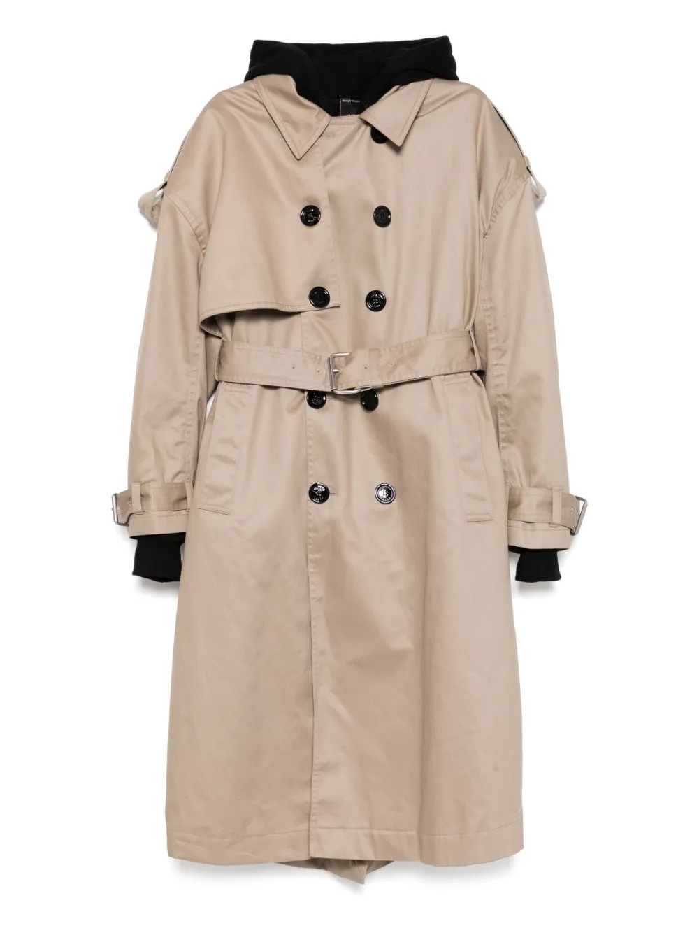 MERYLL ROGGE cotton trench coat - Toni neutri