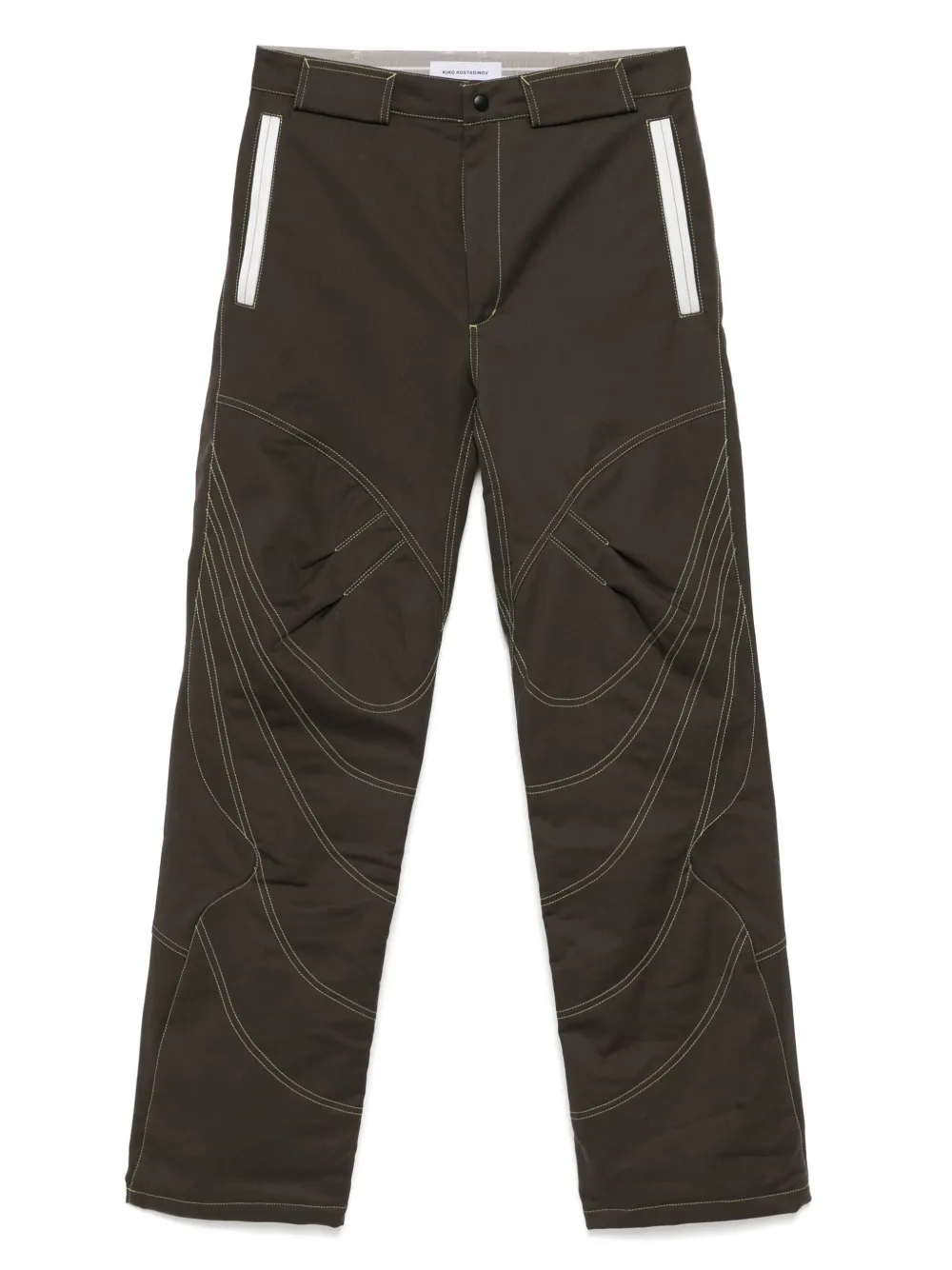 Kiko Kostadinov pantalones con cierre | marrón | Image 1