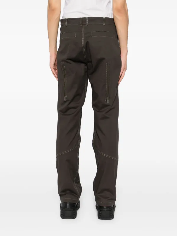 Kiko Kostadinov Solix Zip Trousers | Brown | FARFETCH