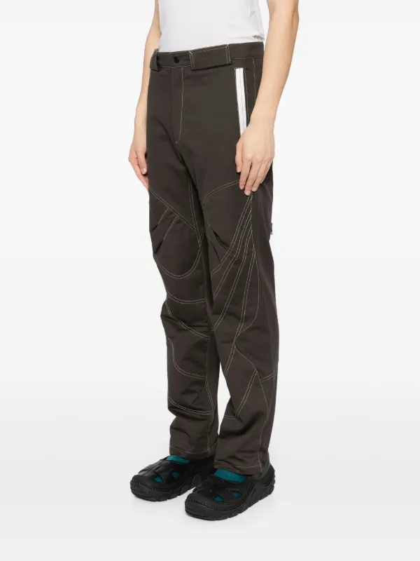Kiko Kostadinov Solix Zip Trousers | Brown | FARFETCH
