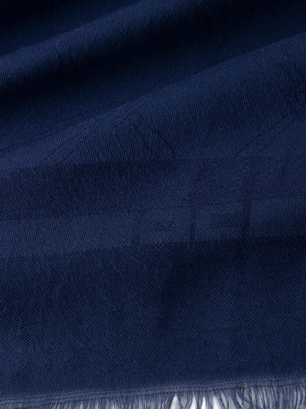 Elisabetta Franchi jacquard scarf Blauw