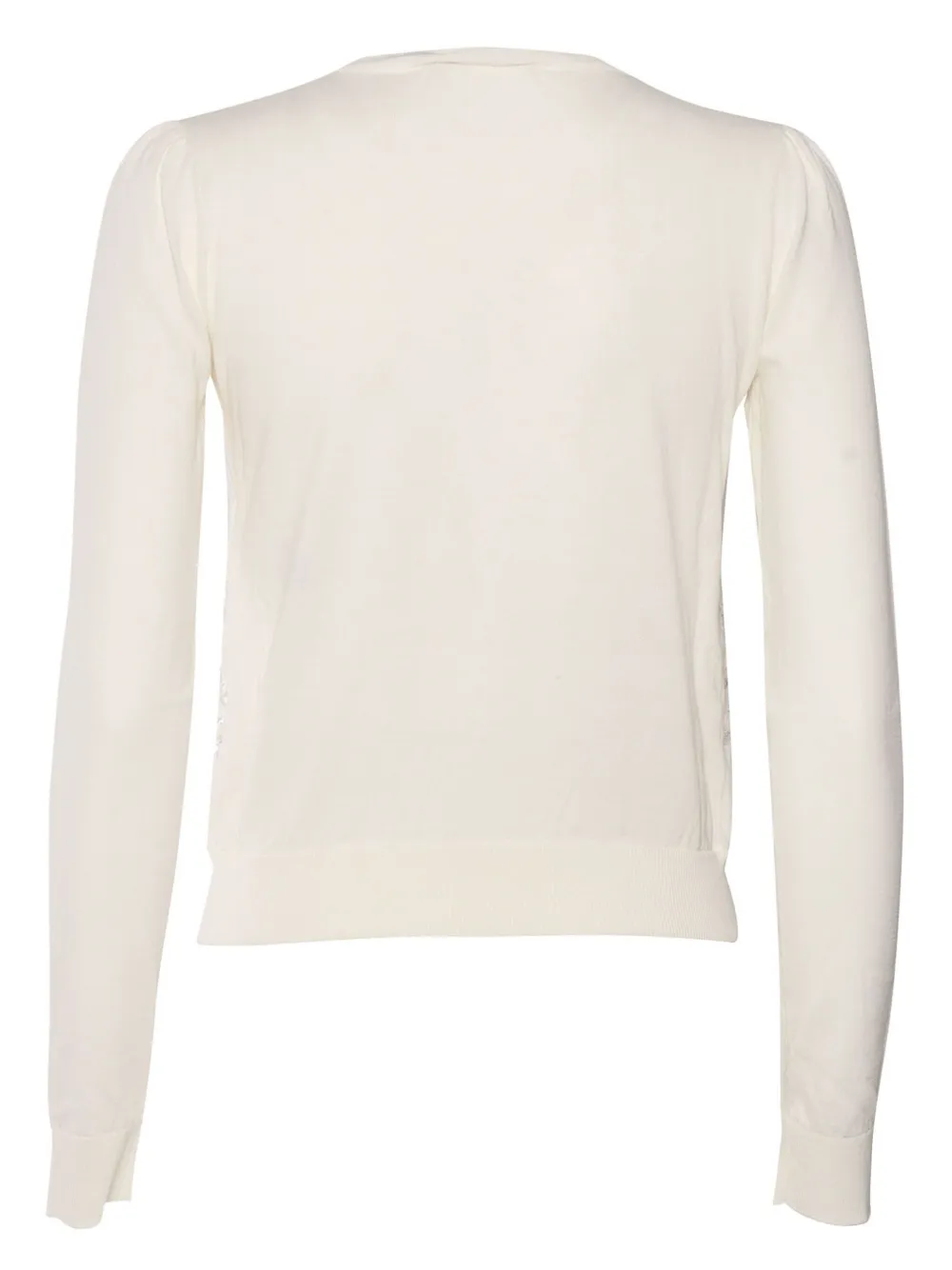 Elisabetta Franchi sequin-embellished cardigan Beige