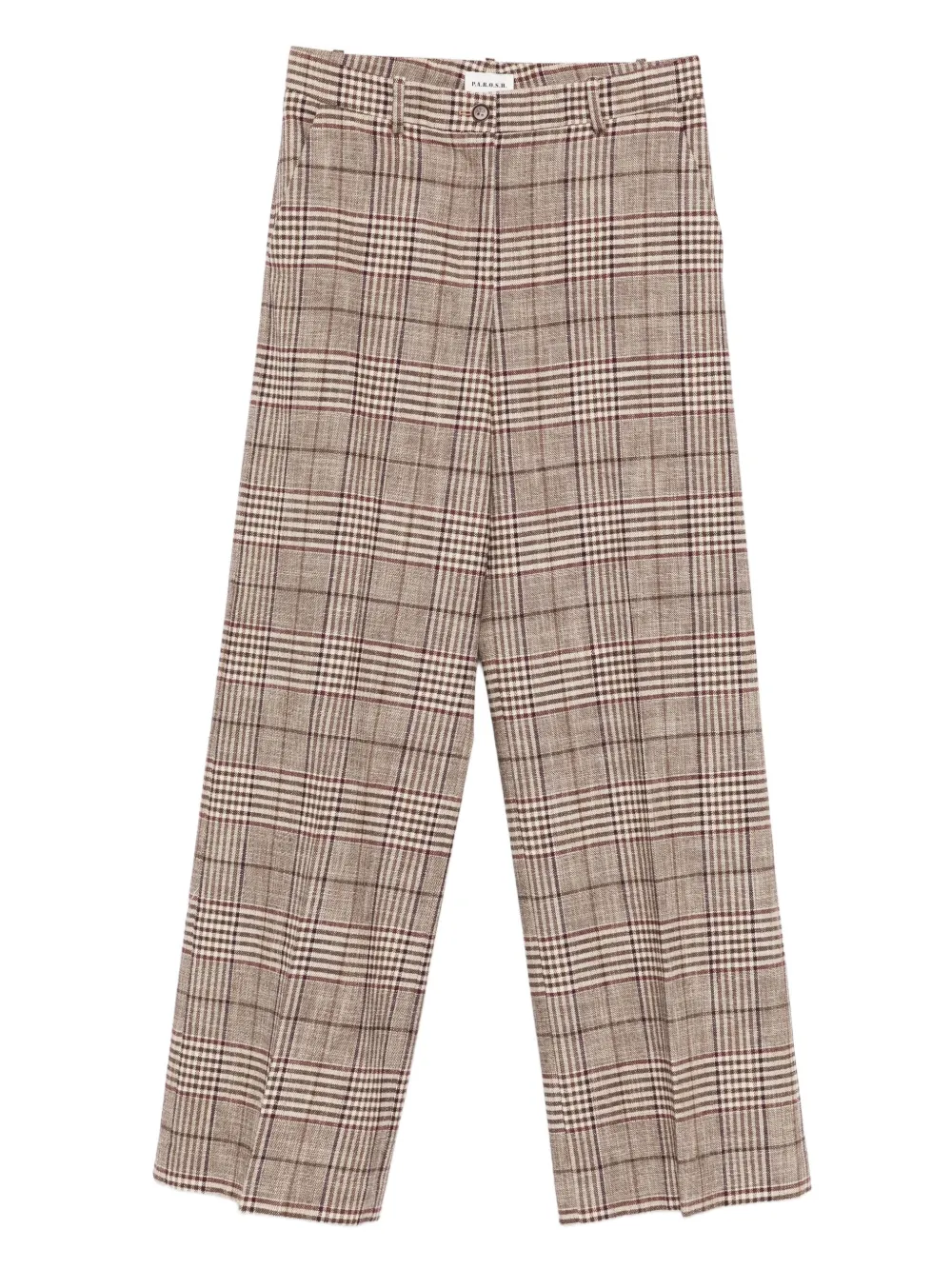 P.A.R.O.S.H. Geruite broek Bruin