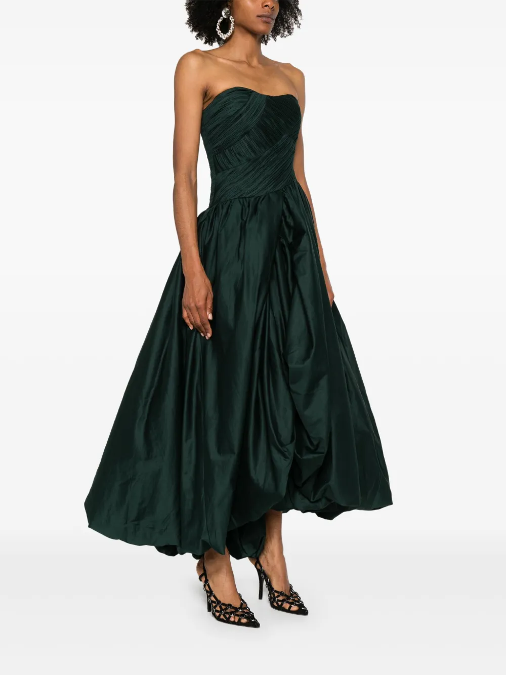 Aje Spatial maxi-jurk Groen