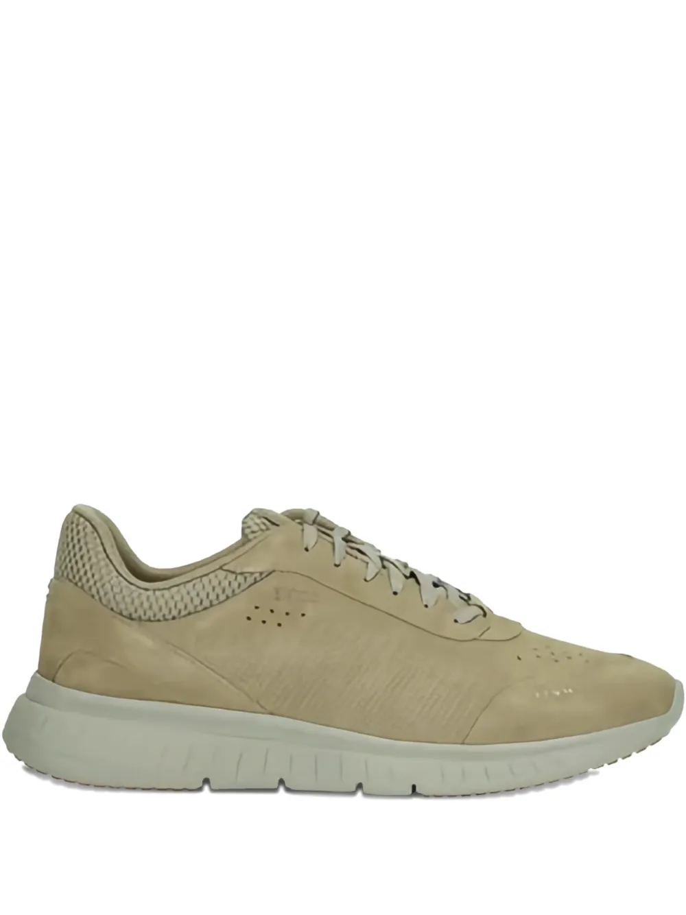 BOSS Gary perforated suede sneakers Neutrals