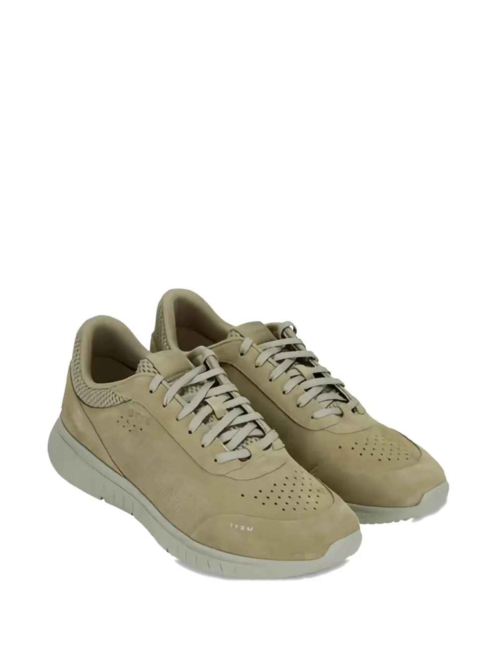 BOSS Gary perforated suede sneakers Neutrals