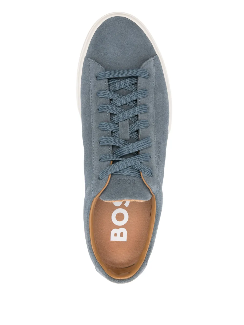 BOSS suede sneakers Blue