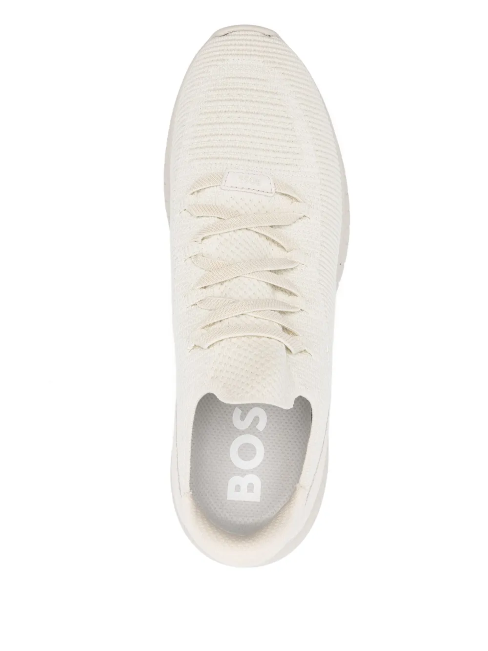BOSS upper-knit sneakers Neutrals