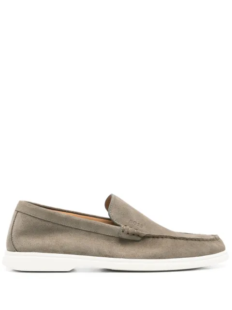 BOSS suede loafers