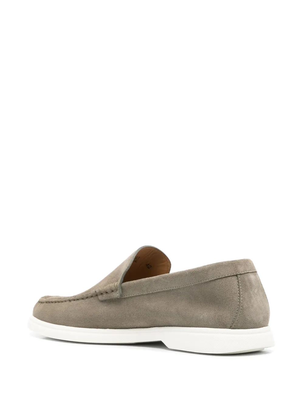 BOSS suede loafers Grey