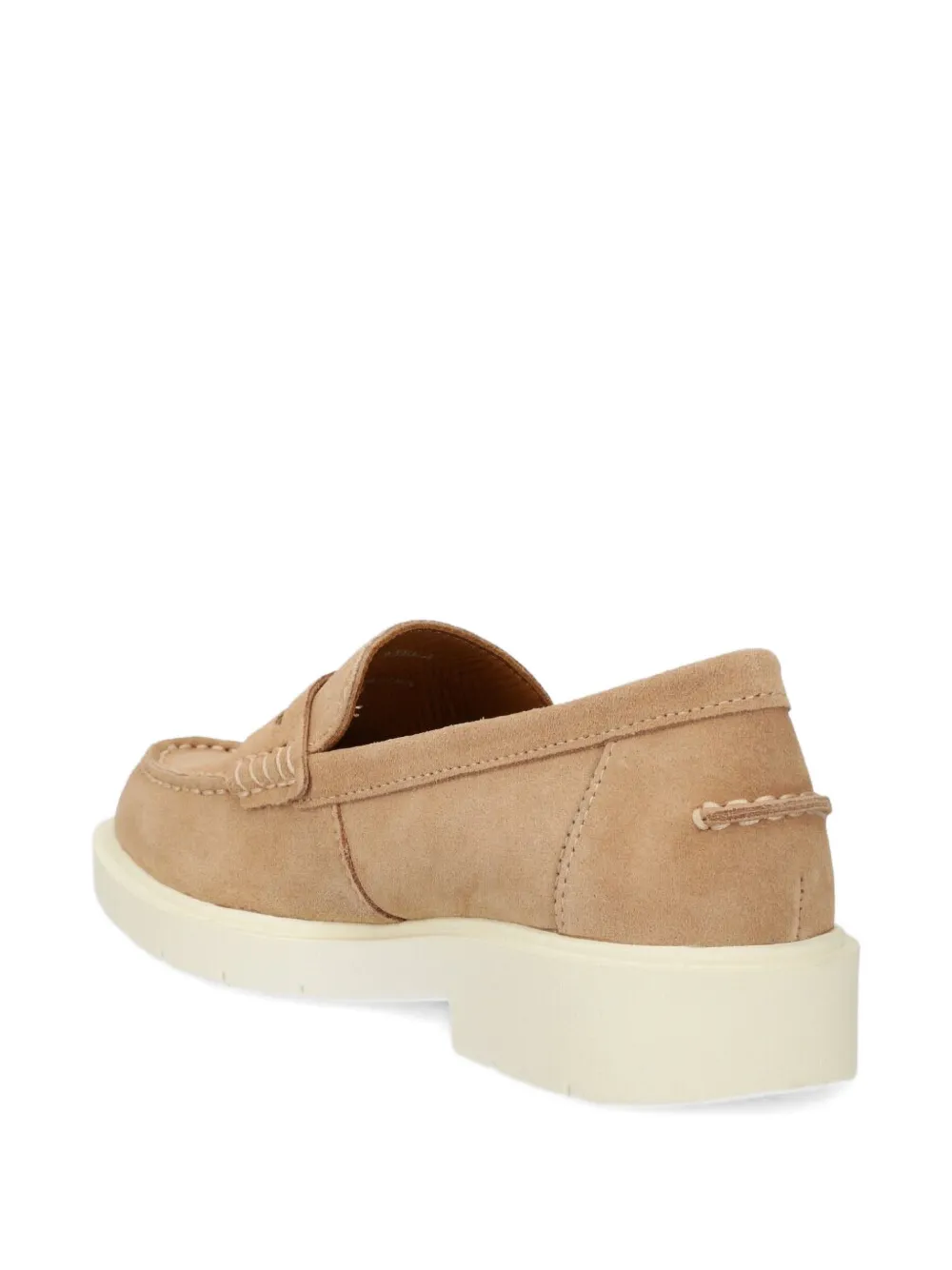 Geox Spherica Ec1 suede loafers Neutrals