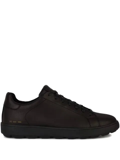 Geox Spherica leather lace-up sneakers