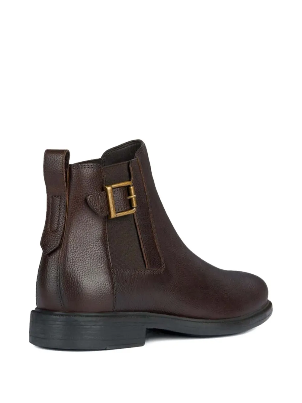 Geox buckle-fastening leather boots Brown