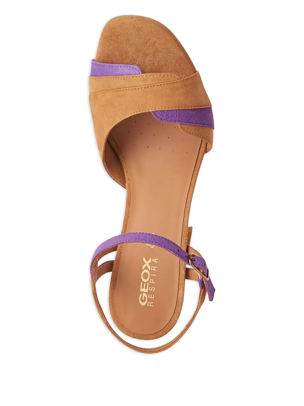Geox 80mm block-heel open-toe sandals Brown