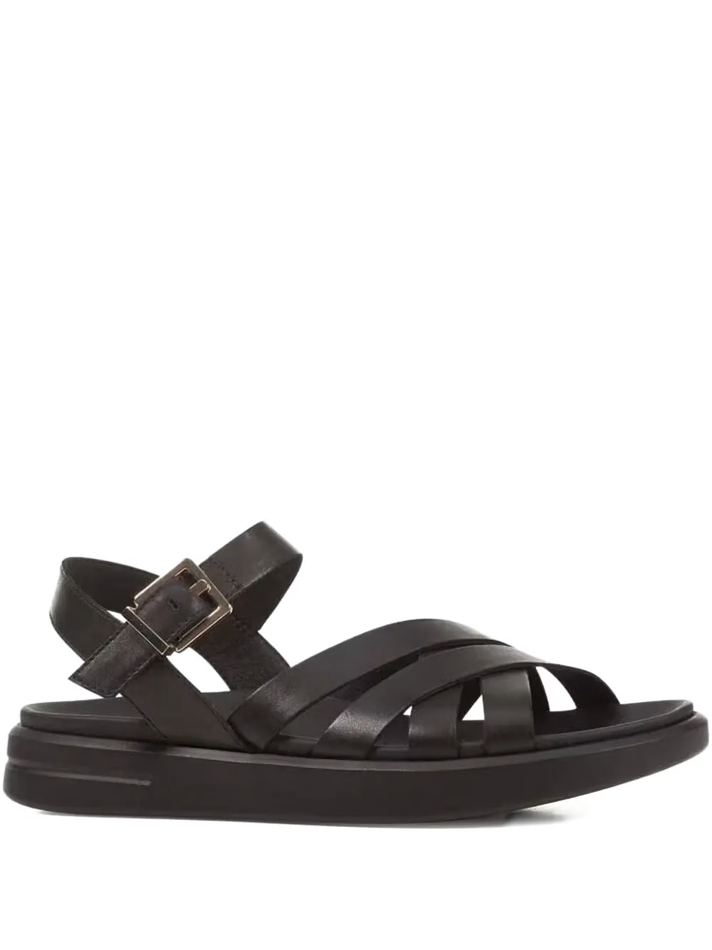 Geox Xand 2S leather sandals Black