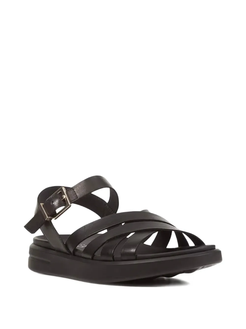 Geox Xand 2S leather sandals Black