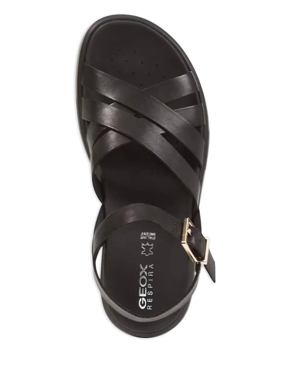 Geox Xand 2S leather sandals Black