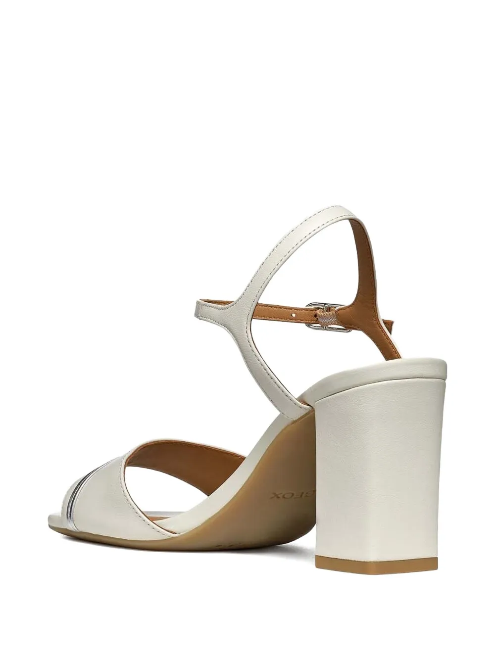 Geox block-heel open-toe sandals White