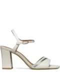 Geox block-heel open-toe sandals - White