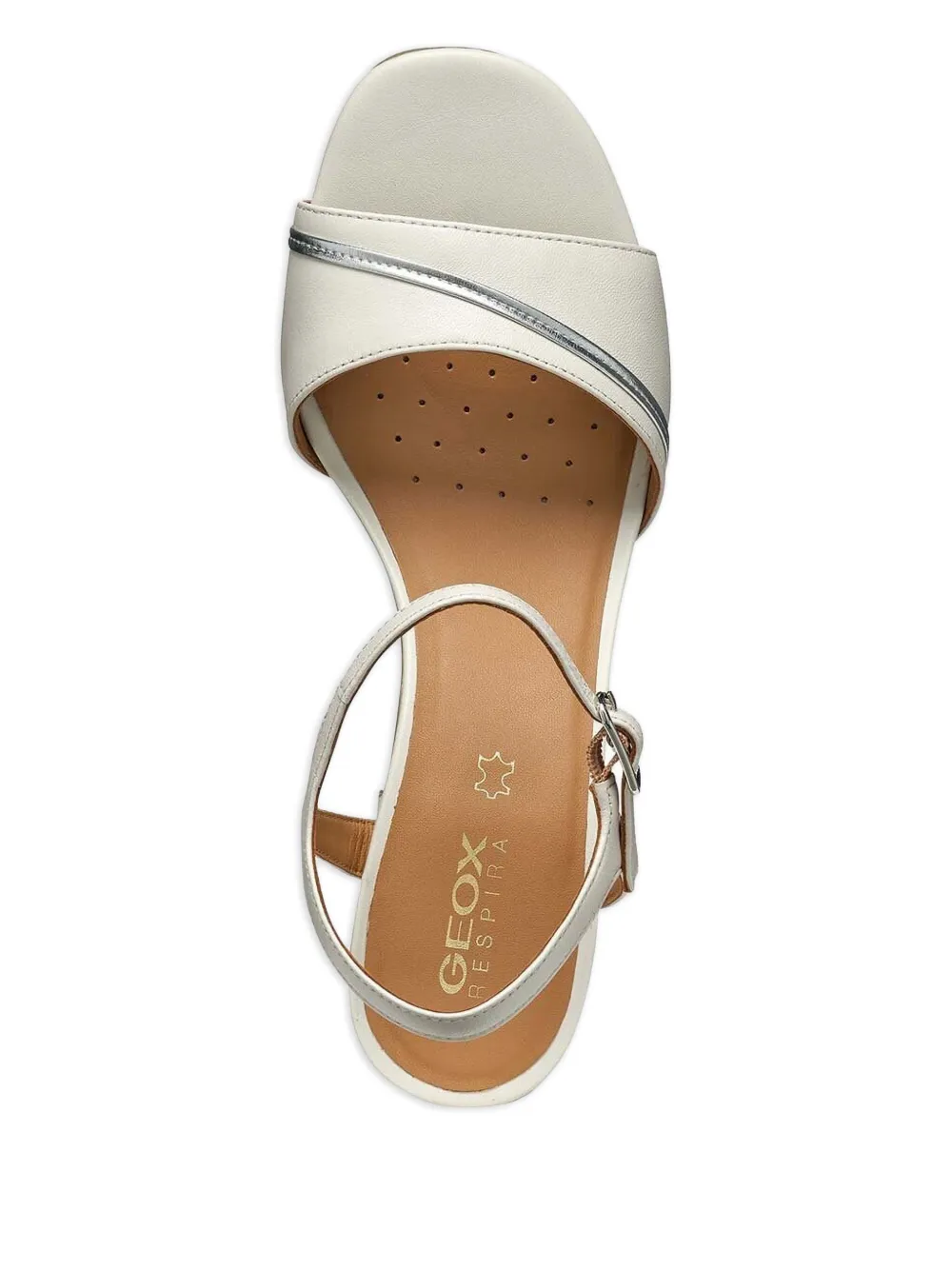 Geox block-heel open-toe sandals White