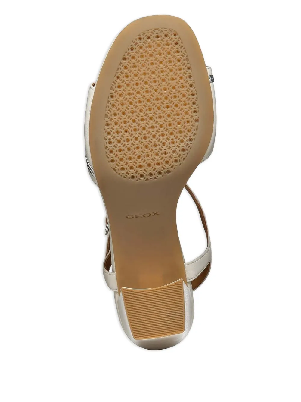 Geox block-heel open-toe sandals White