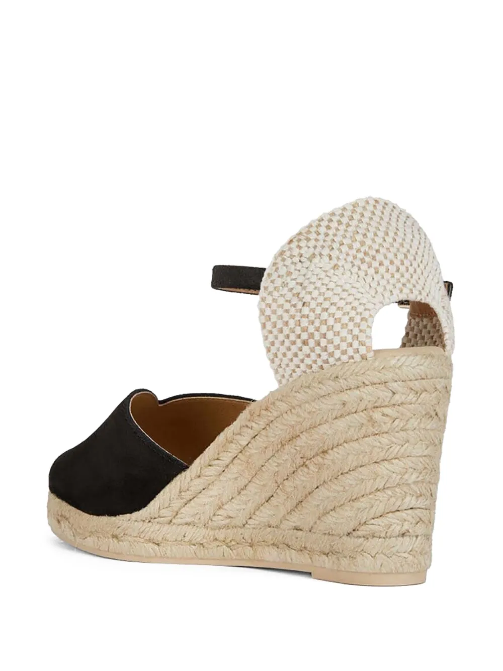 Geox open-toe espadrilles Black