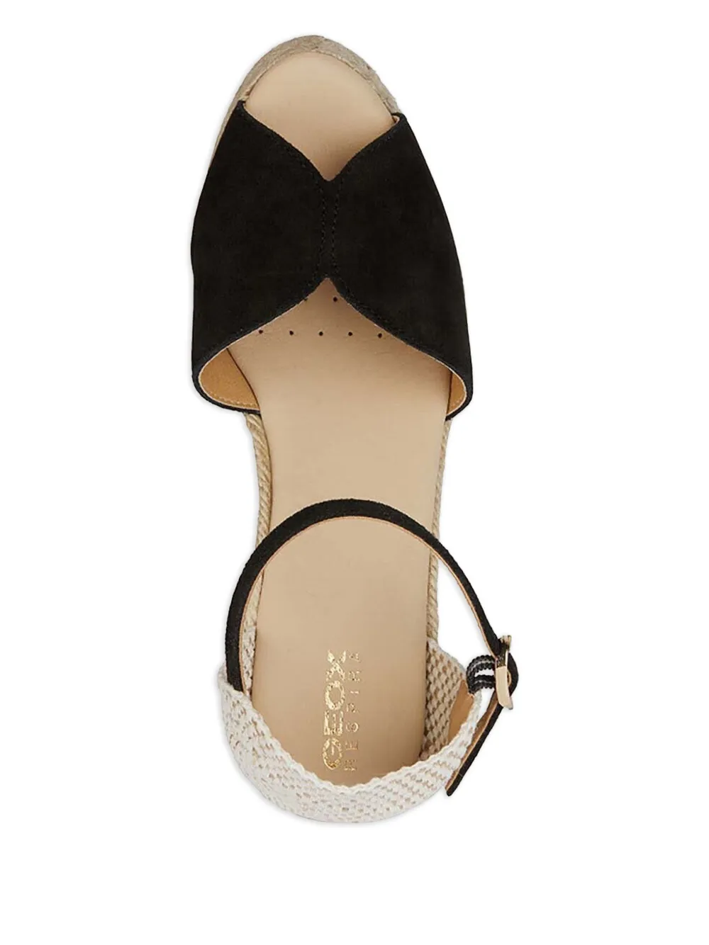 Geox open-toe espadrilles Black