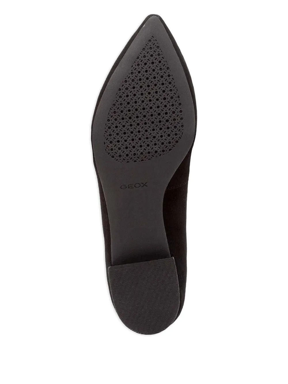 Geox crystal-embellished flat pumps Black
