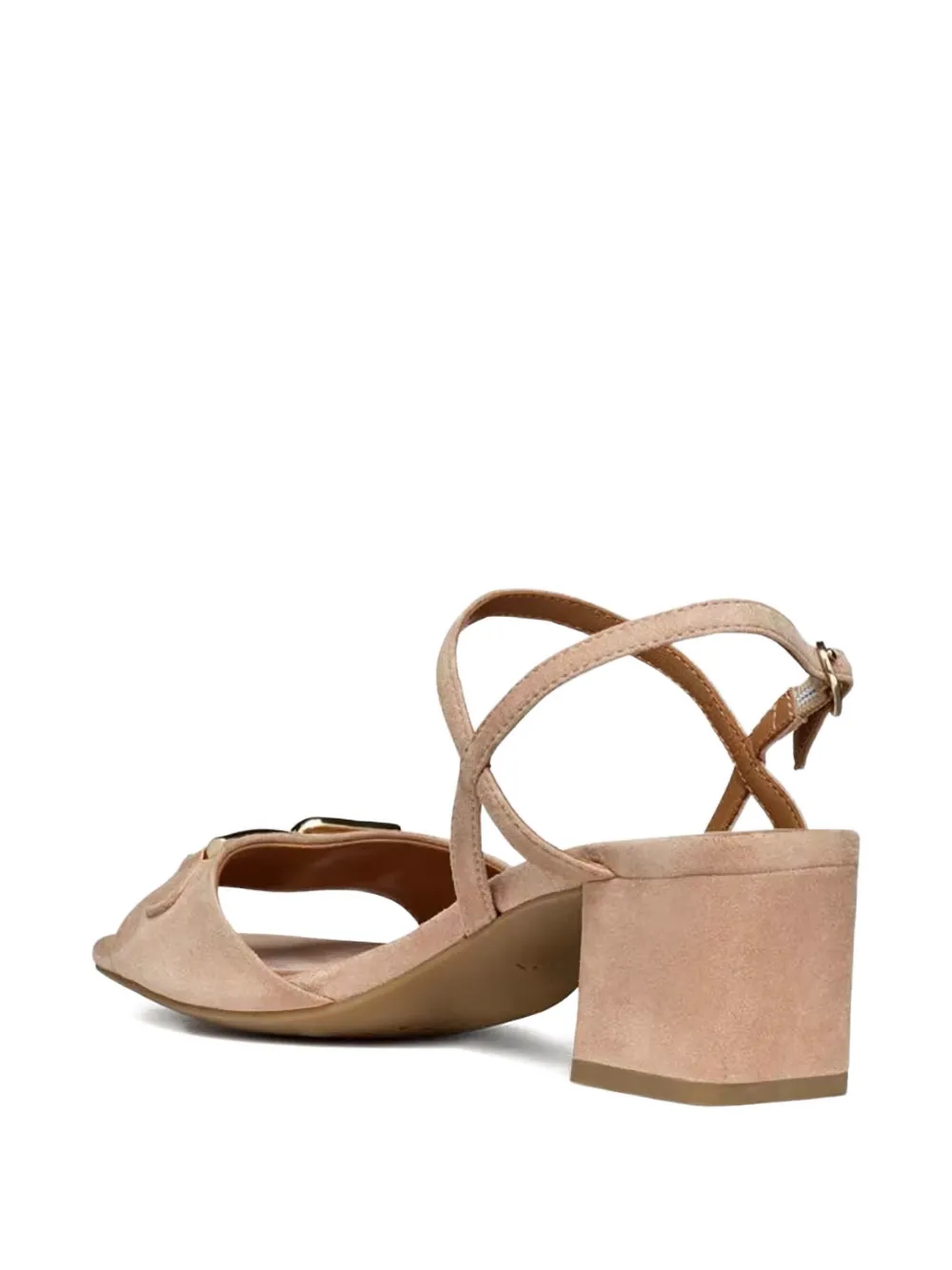 Geox block-heel buckled sandals Neutrals