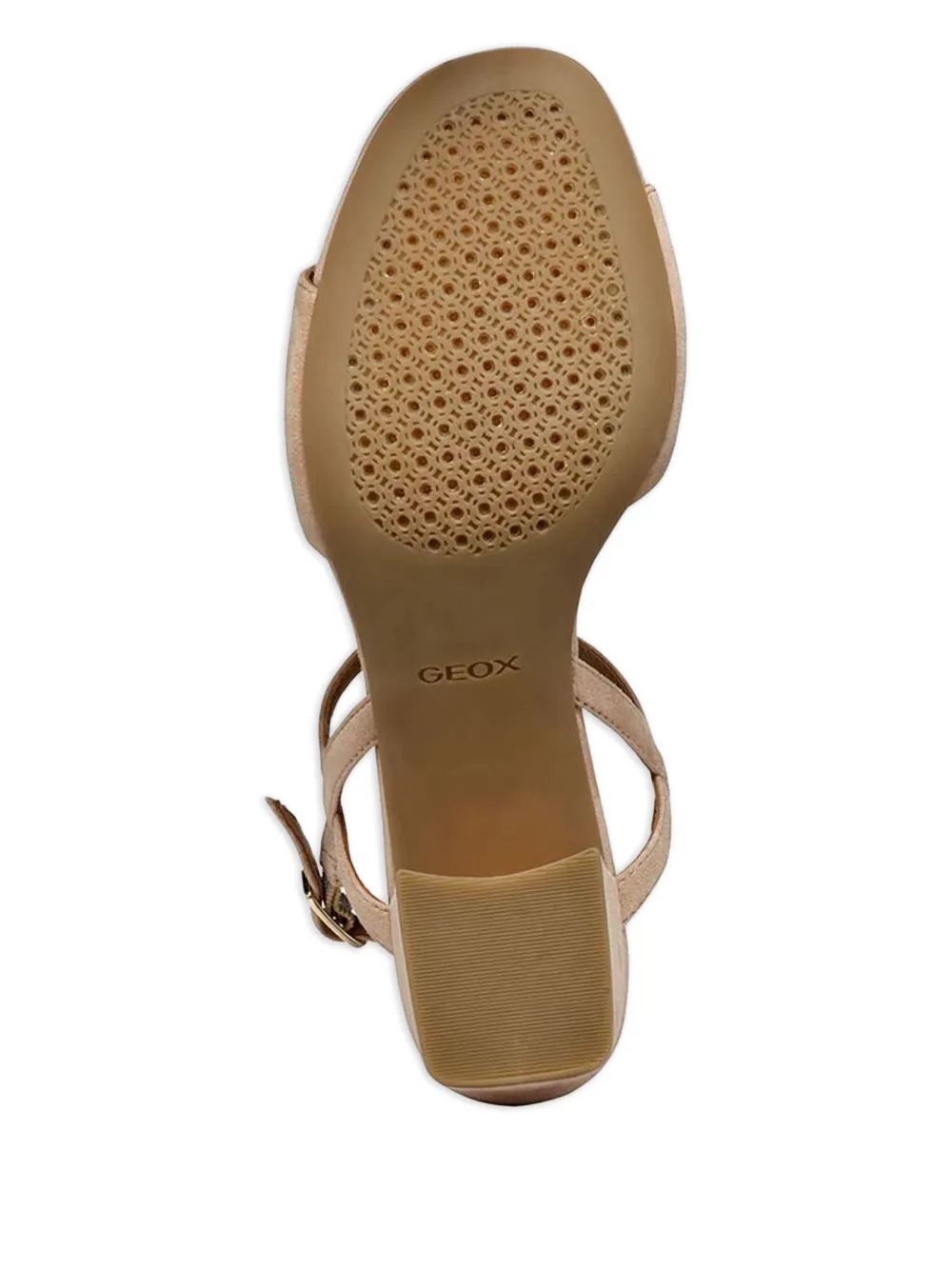 Geox block-heel buckled sandals Neutrals