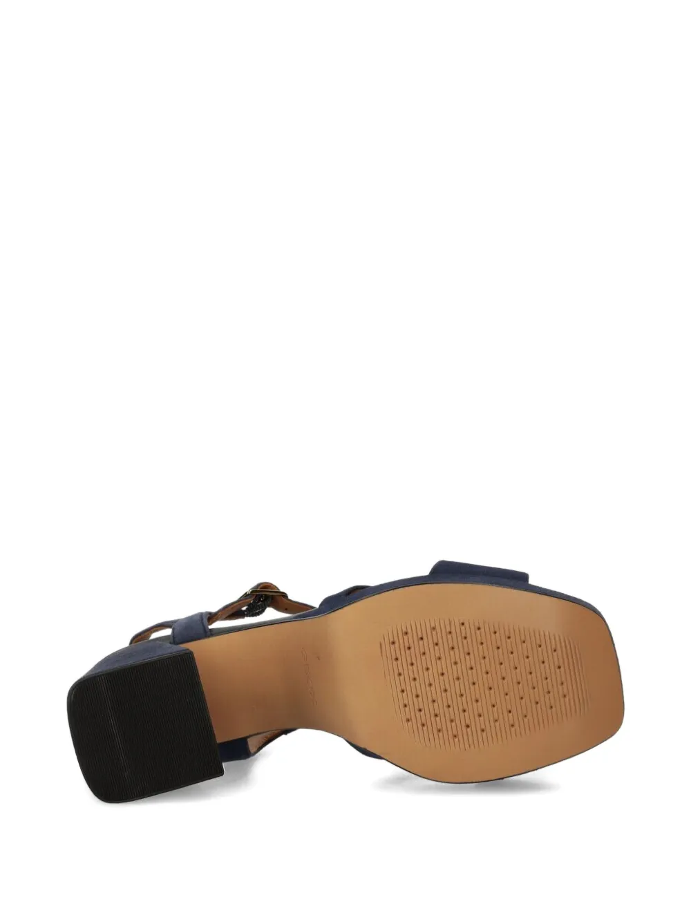 Geox 85mm block-heel cross-straps sandals Blue