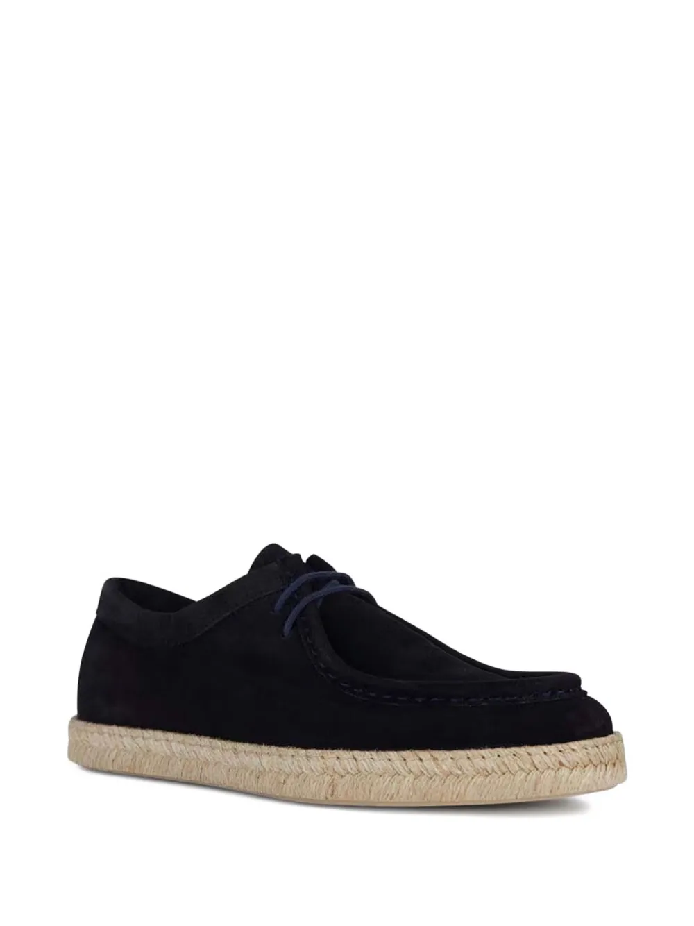 Geox suede derby shoes Black
