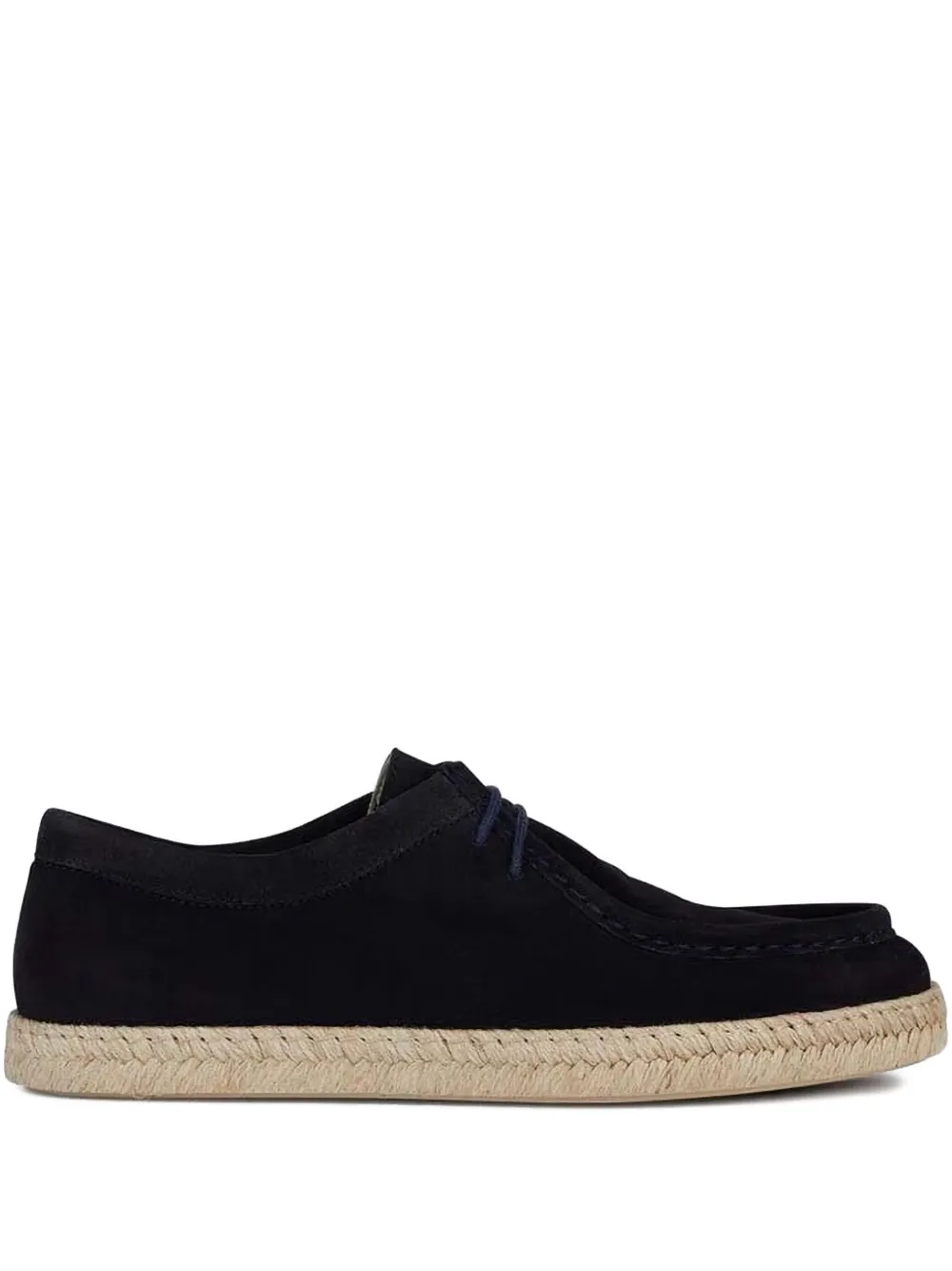 Geox suede derby shoes Black