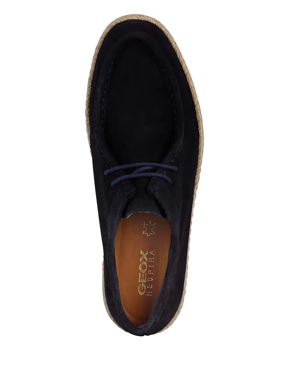 Geox suede derby shoes Black