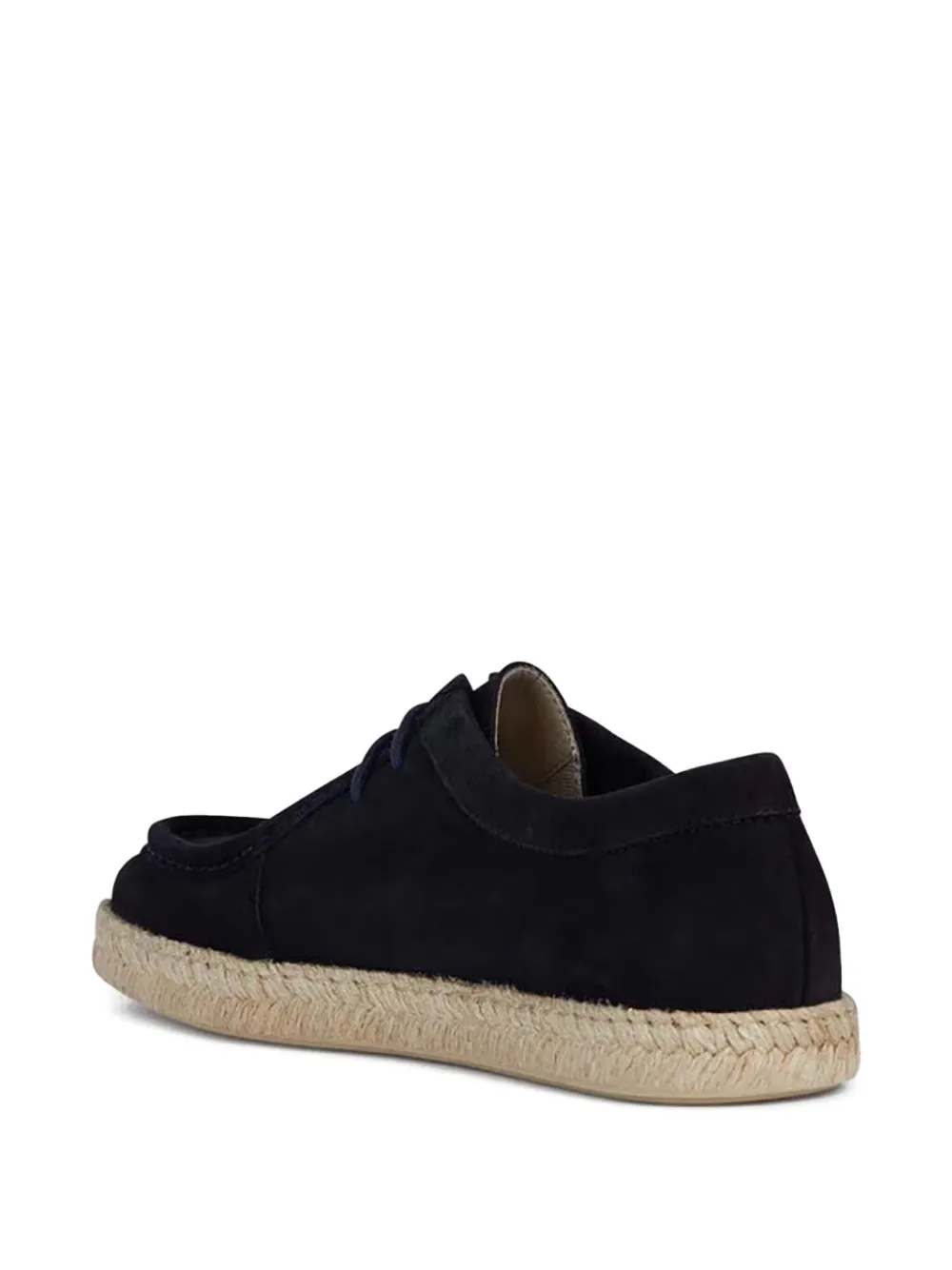 Geox suede derby shoes Black