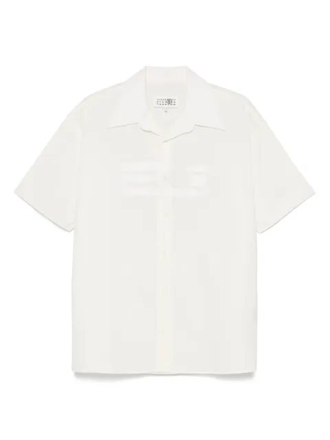 MM6 Maison Margiela numbers-motif shirt 
