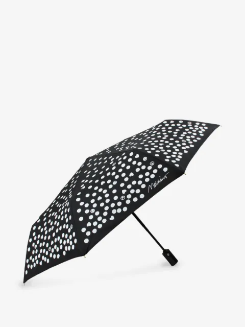 Moschino polka dot compact umbrella